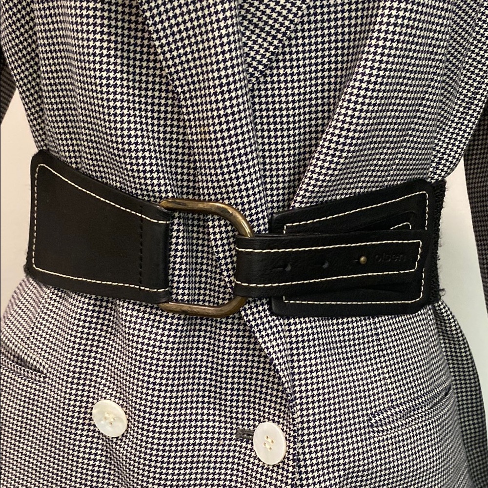 Sigrid Olsen Black Belt with Gold Buckle